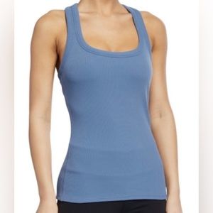 Alo Yoga Rib Support Tank in Blue Jean size S